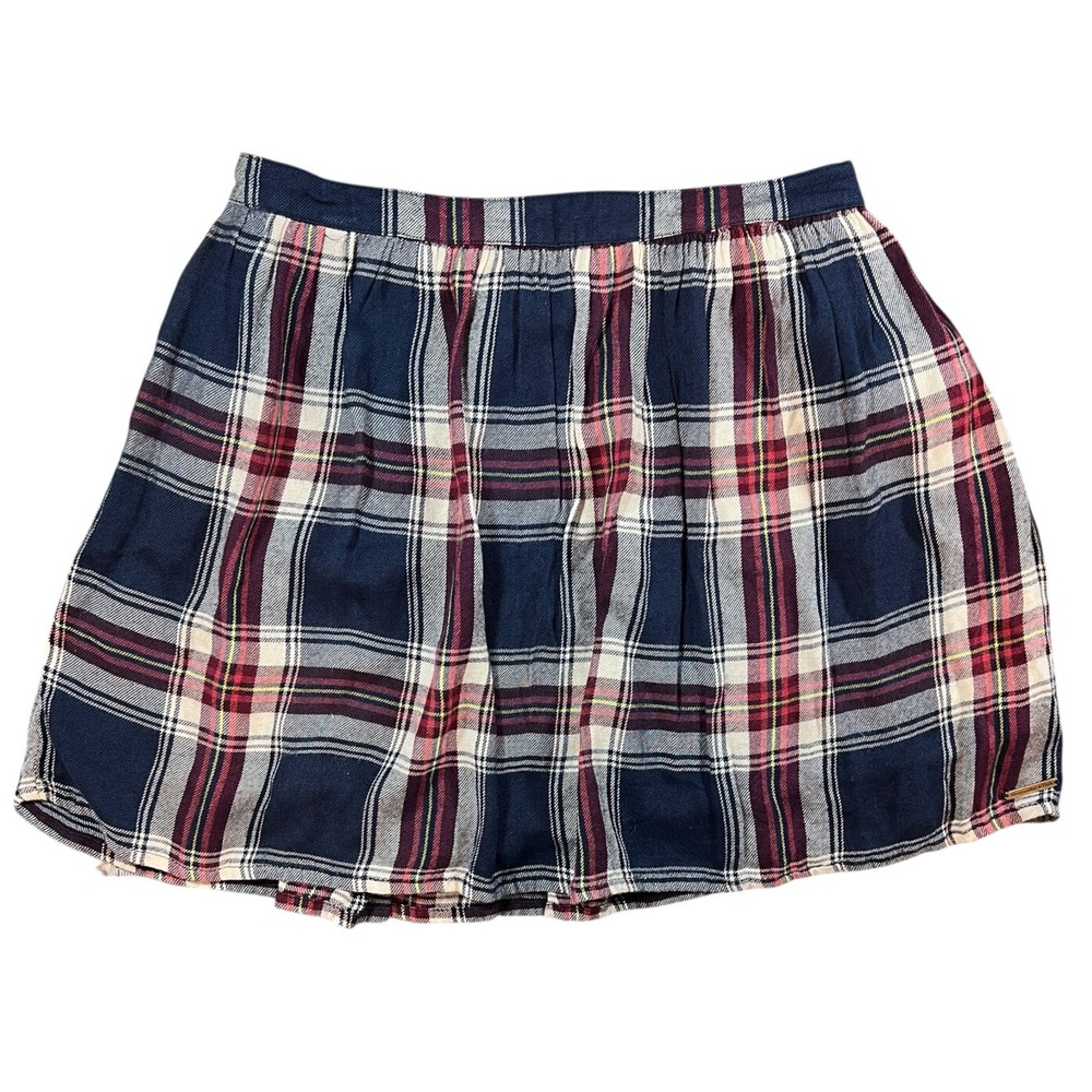 Abercrombie And Fitch Mini Skirt Plaid Pattern Pull On Y2K School Girl Small